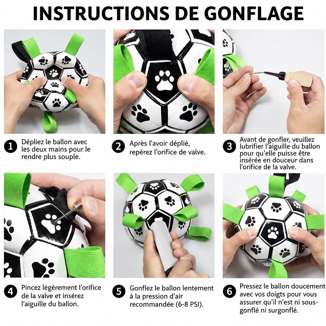 Ballon de football avec anse