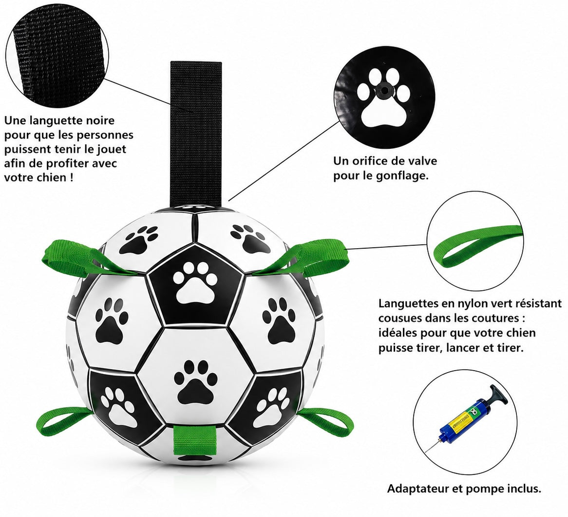 Ballon de football avec anse