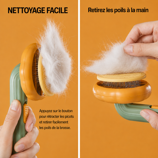 Brosse retire poils